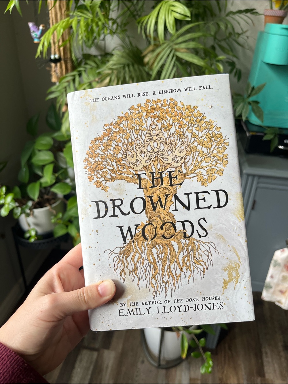 The Drowned Woods by Emily Lloyd-Jones — White & Gold Hardcover
